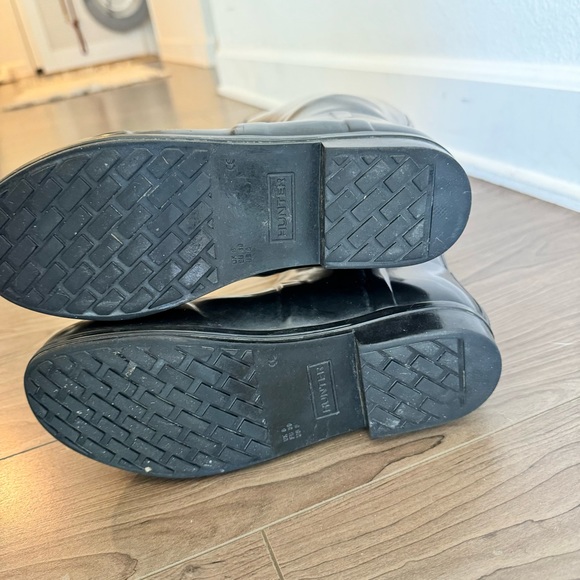 Hunter REGENT Black Equestrian Riding Boot Style Rare No Buckle wellies FLAW - Picture 5 of 15